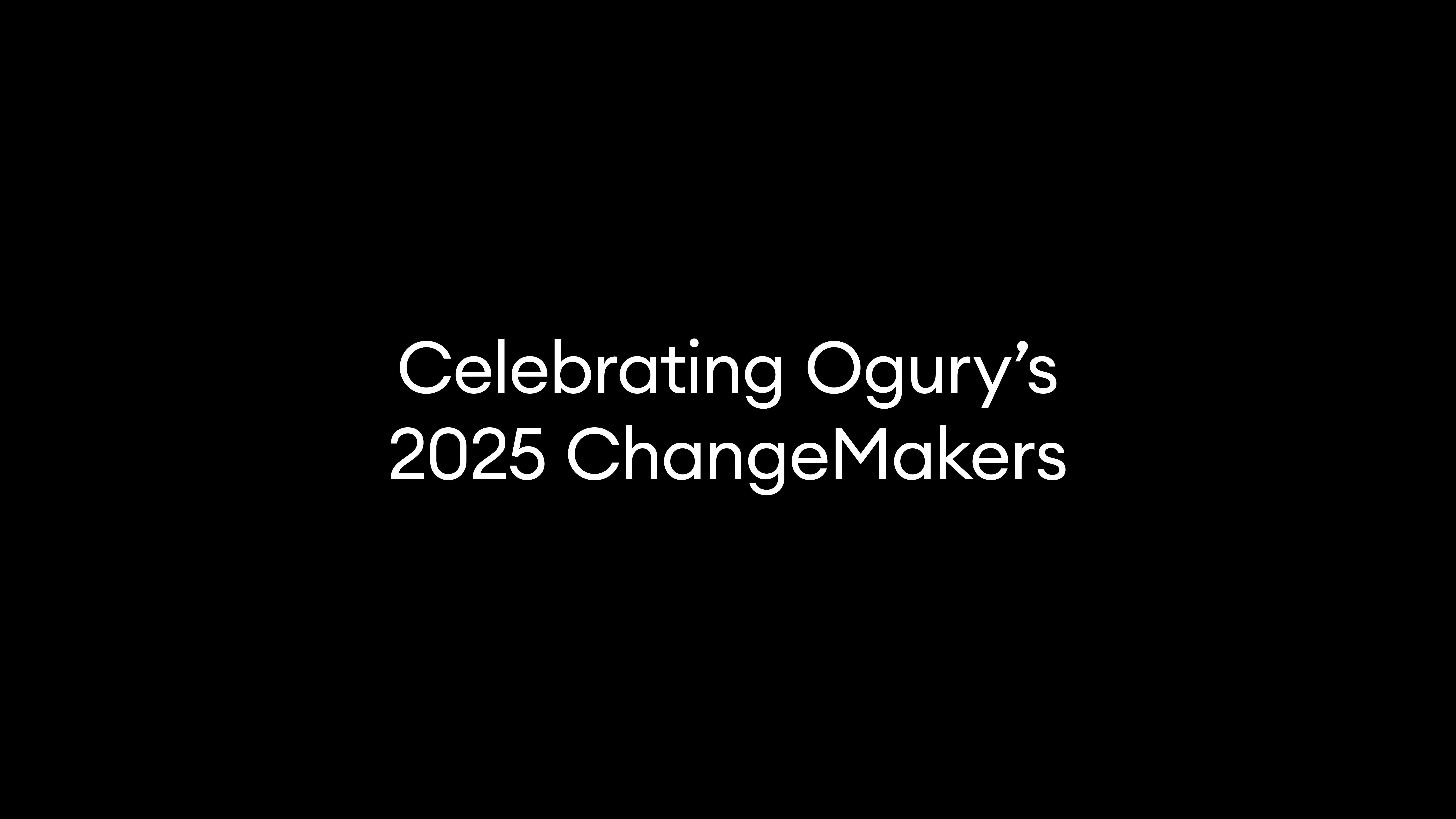 Celebrating Ogury’s 2025 ChangeMakers