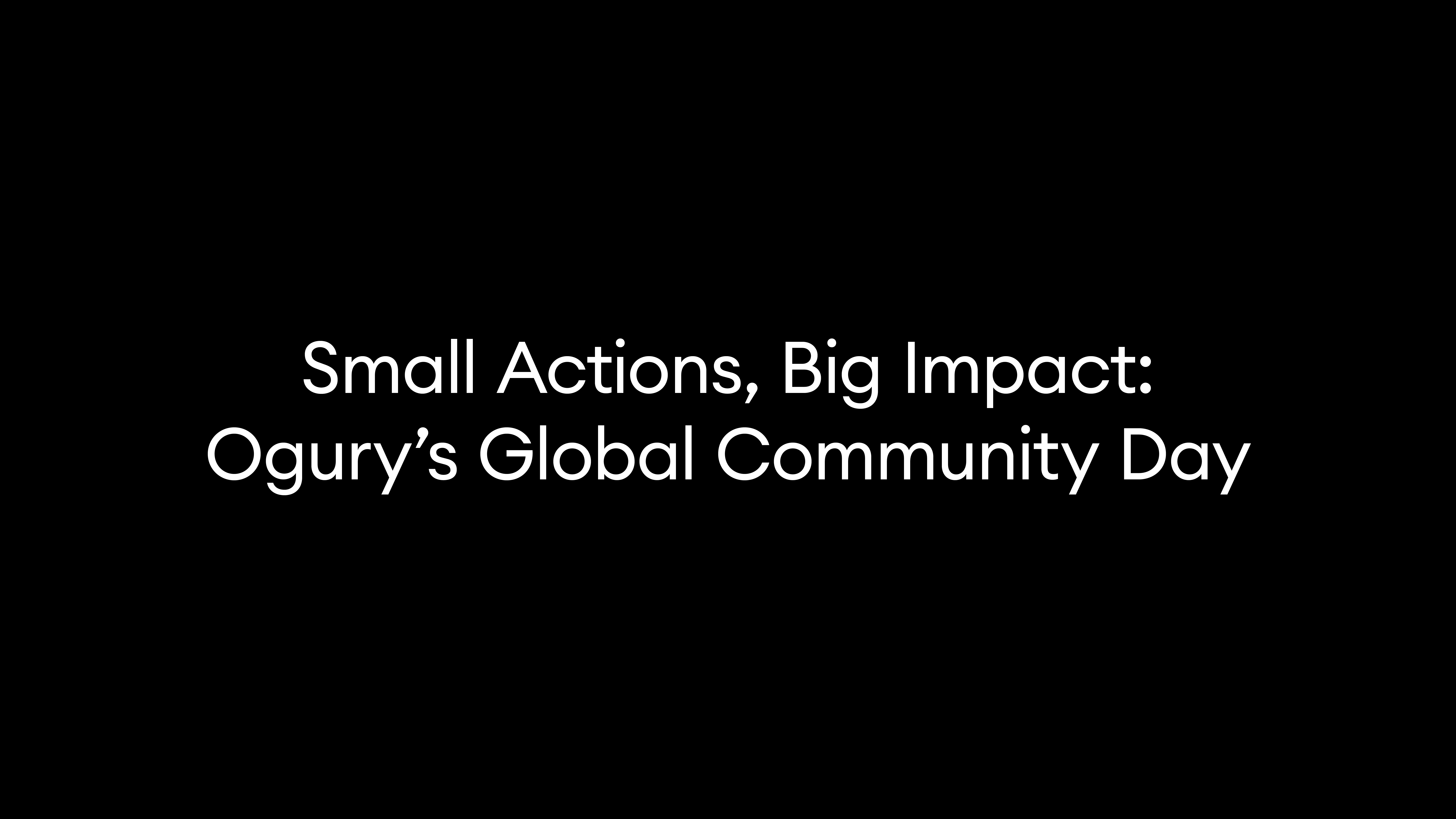 Small Actions, Big Impact: Ogury’s Global Community Day