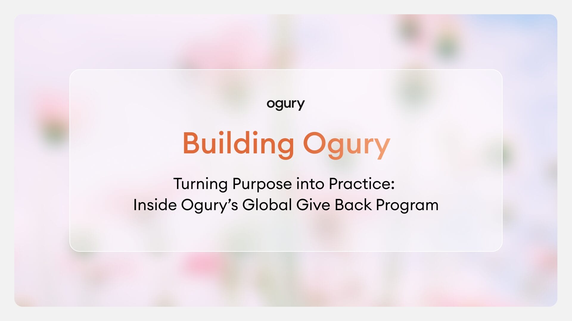 Turning Purpose into Practice: Inside Ogury’s Global Give Back Program