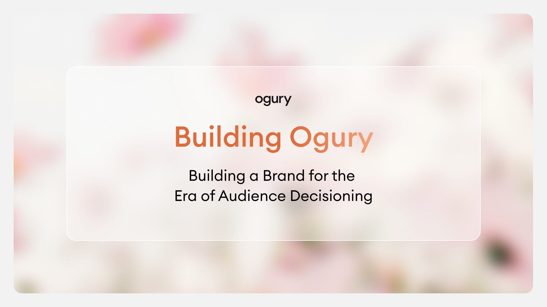 Building a Brand for the Era of Audience Decisioning
