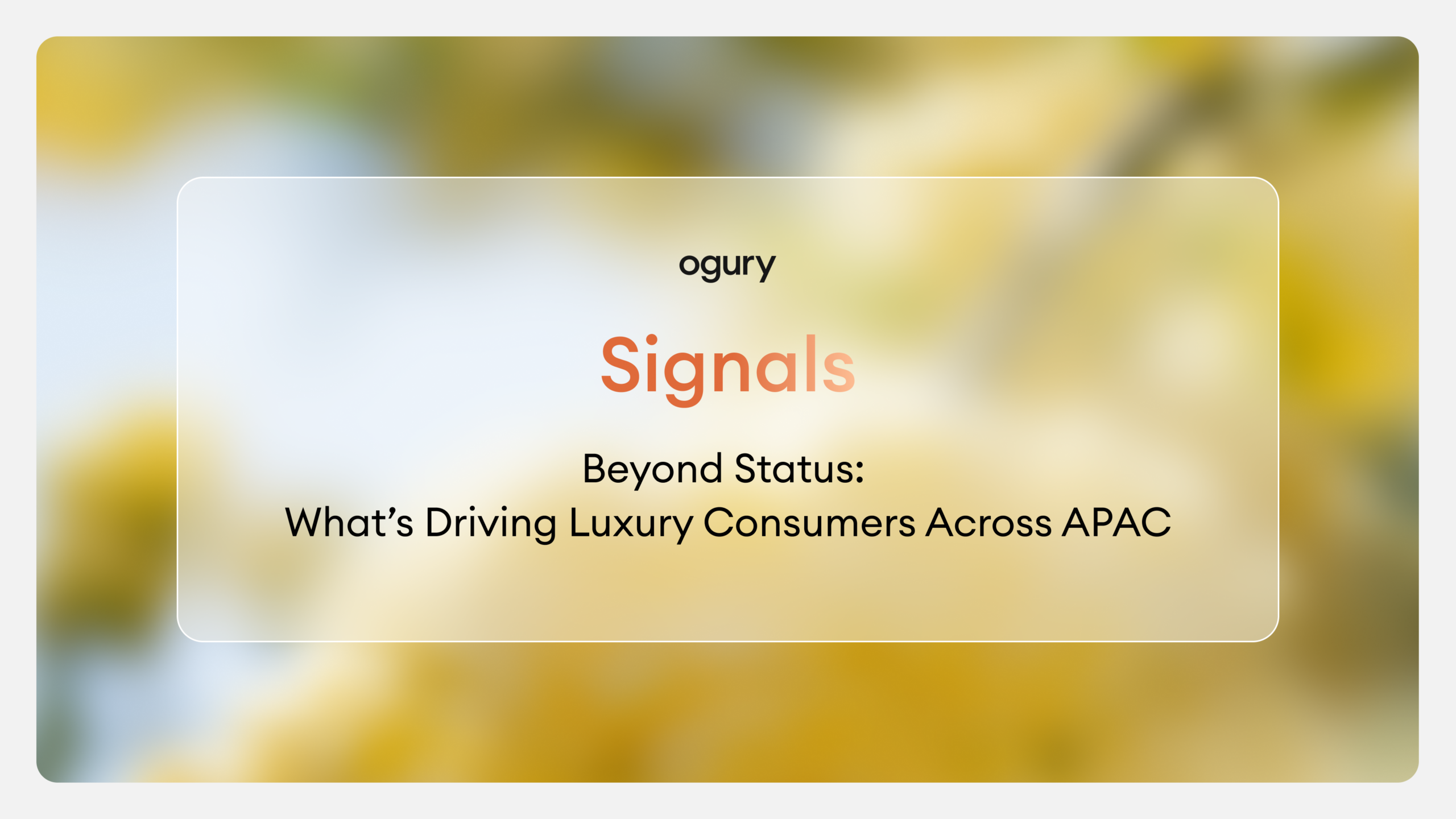Beyond Status: What’s Driving Luxury Consumers Across APAC